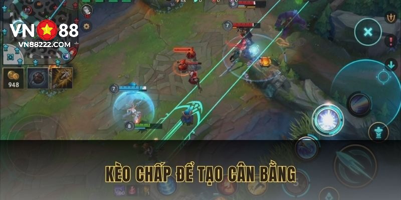 Kèo chấp xuất hiện khi có chênh lệch về thực lực